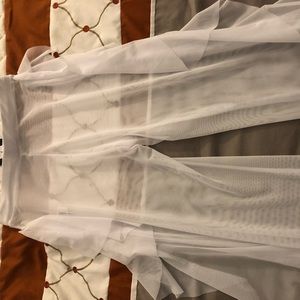 White Pant Swimsuit Cover Up